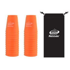 Nassau 競技疊杯 24p + 收納袋 2p 組, 橘色