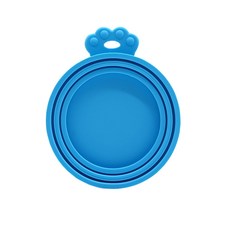 Quick Salrim矽膠寵物食品密封罐蓋, 1個, 04藍色