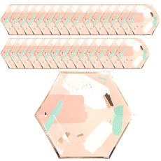 一次性派對用訂製紙盤 22.5cm, 1入, 30個