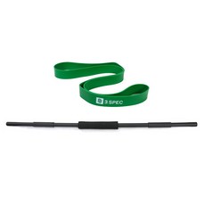 반석스포츠 홈트마스터 C세트, 블랙(바),  그린(밴드)