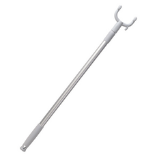 Khohimo 可調節長度萬能衣架 萬能桿 衣架桿 掛衣桿 4W396, 灰色, 1個