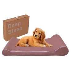 Agiotex 狗狗深度睡眠記憶海綿墊+防水罩+罩, 薰衣草紫羅蘭