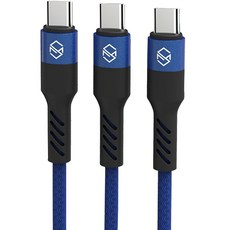 Sinjimoru 繩索 C型 高速充電線, 藍色, 2m, 1個