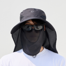 Bian UV防紫外線防曬登山帽, 黑色