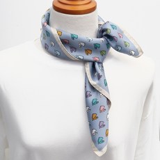 DeepTalk 彩色印花小方巾 DT0589