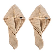 소프트 헤어 타올 SG21, 카키, 2개