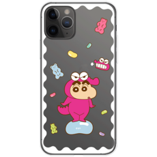 짱구 디저트 클리어 젤리 휴대폰 케이스