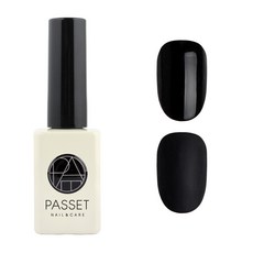 PASSET 凝膠美甲指甲油顏色, 真實黑, 10ml, 1個