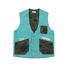 second corner 男士 2C Gate Camper 迷彩圖案棉質雙面背心