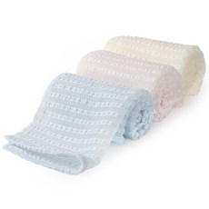 Kasil 浴巾 3件套, 天藍色+淡粉紅色+象牙白, 1組