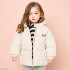 mollimelli 兒童柔軟刺繡襯墊連帽外套