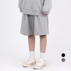 더팀 원턱 와이드핏 트레이닝 쇼츠 OSH005