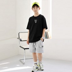 Nanajuni 兒童圓領層次感獨特五分褲 + 短袖T恤套裝