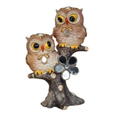 Mitra Shop 貓頭鷹情侶擺飾 大, 混合顏色