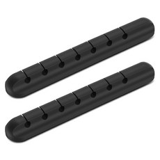 어반카 7홀 실리콘 케이블 정리 홀더, 2개