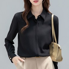 LUNA GIRL 女款Jestone隱藏鈕扣襯衫 L25FST073121