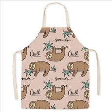 심플 와이드형 앞치마 B124, 타입2, 1개