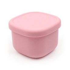 2deco 矽膠食品保鮮盒, 粉色, 220ml, 1入