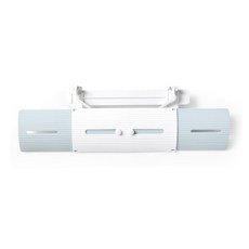 더벨라 길이조절 개폐식 벽걸이 에어컨 윈드가드 에어커튼, 색상:화이트블루_604.326.28, 화이트블루