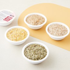 엘빈즈 슈퍼핏 후기 만10~13개월 한우뿌리채소진밥 180g + 한우콜리플라워연어진밥 180g + 닭고기산채진밥 180g + 대구백일송이야채진밥 180g 이유식 E세트, 1세트