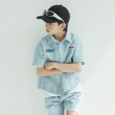 Cocoyan男童款Rise牛仔襯衫