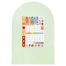 맘스보드 코코 보드 + NEW캘린더 한 영 세트, 듀그린(보드), 1세트