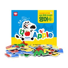 ariati 英文磁鐵字母學習板, 混色