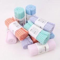 生活達摩亞 Every 韓國製條紋沐浴巾 5款 x 2入組, 1套, 混合色, 1入
