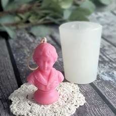 復古少年雕像手工模具, 單一顏色