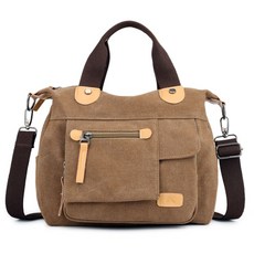 外出多功能單肩手提包 Mini, 棕色