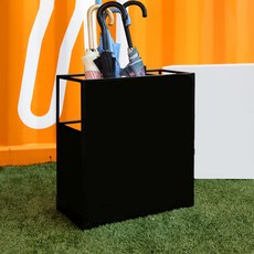 설렘하우스 단비 우산꽂이, 블랙, 1개