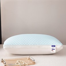 라온슬립 목편한 수면 경추 베개, 1개, 블루