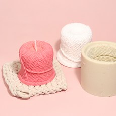 AngleThing 褶邊紗蠟燭立體矽膠模具, 單一顏色