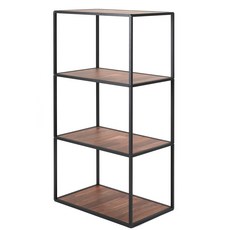 POWER RACK 模組簡約4層置物架, 黑色