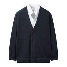 HARRISON HOMME 男款寬鬆鈕扣長袖開襟衫 MDL1287