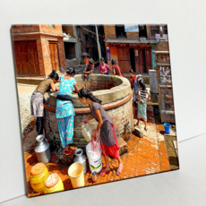 廣場上的女人設計瓷磚 C1403