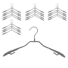 Life Search 男士防滑塗層夾克衣架, 灰色, 20個