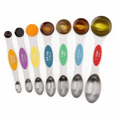 烘焙不鏽鋼雙面量匙 7種組, 1套