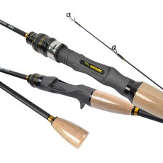 HAIDON 海東 Riverstone Diablo 淡水路亞鱸魚竿 S662ML, 木質