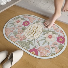 DAYSOY 柔軟浴室門地墊, TYPE6, 1個