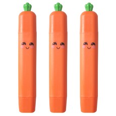 케이스 청소 지우개, 당근, 3개