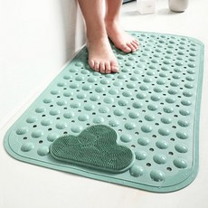 DAYSOY Cloud 浴室浴缸陽台防滑墊, 03 綠色