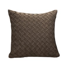 크로스 니트 짜임 면 공예 소파 쿠션커버