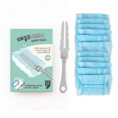 Comma 除塵靜電清潔布短柄+清潔布 12入, 1套