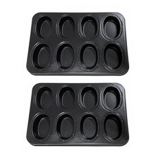 DM 橢圓8孔麵包烤盤, 1個