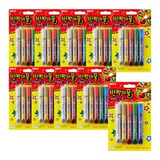 AMOS 金屬閃光, 銀、金、金屬紅、金屬綠、金屬藍, 10個