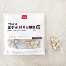 한트바커 일주일 닭가슴살볼 블랙페퍼 5개입, 500g, 1개