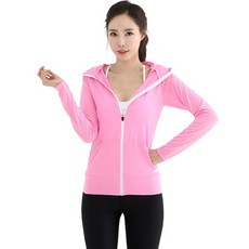 HOOG 女款拉鍊連帽防磨衣 RWL512