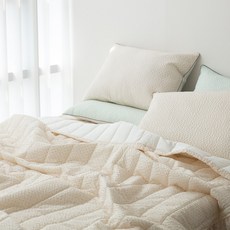 해밀홈 뱀부 도트 이불