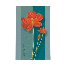 에이홉 봉포함 중국스타일 파티션 커튼